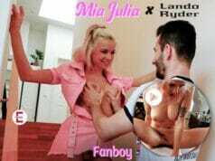 As a fanboy with Mia Julia porn shot